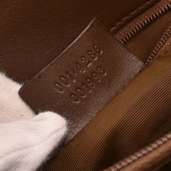 Gucci Beige Canvas GG Bucket Handbag 001.4286 001998 AQ00289 - Picture 8 of 9